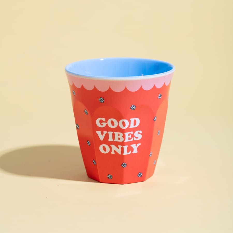 bicchiere "Good Vibes Only" Rice Gloria Condorelli negozio Catania
