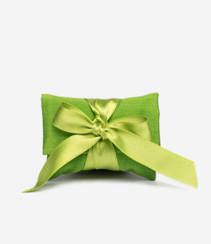 Bustina mignon rettangolare in shantung