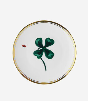 Piattino Bitossi quadrifoglio | Shop online Gloria Condorelli