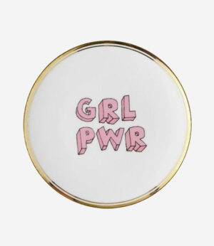 Piattino girl power Bitossi Home | Idee regalo eshop Gloria Condorelli