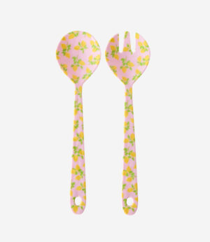 Set forchetta e cucchiaio per insalata Rice Lemon Love
