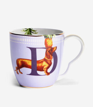 Tazza mug con iniziale D Yvonne Ellen