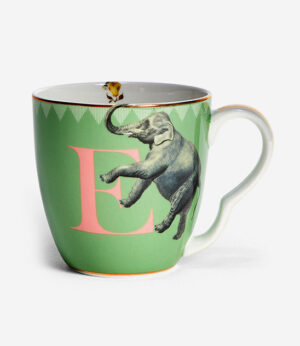 Tazza mug con iniziale E Yvonne Ellen