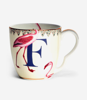 Tazza mug con iniziale F Yvonne Ellen