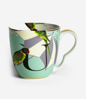 Tazza mug con iniziale U Yvonne Ellen