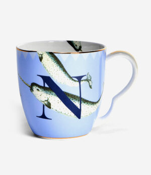 Tazza mug con iniziale N Yvonne Ellen
