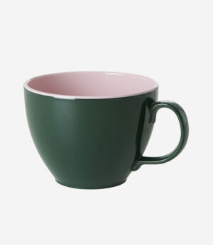 Tazza melamina bicolore con manico Rice