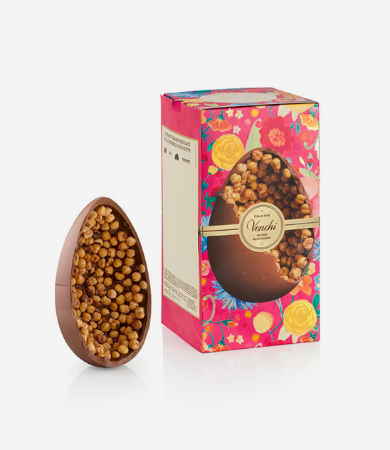 Uovo di pasqua cioccolato al latte gran nocciolato Piemonte da 1 kg Venchi