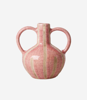 Vaso con manici, rosa tenue, Rice