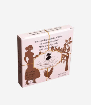 Tortina gianduia latte con mandorle salate La Molina