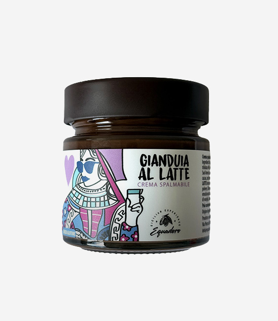Crema spalmabile gianduia al latte Equadoro