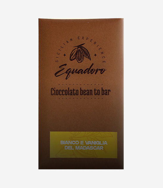 Cioccolato bianco con vaniglia del Madagascar Equadoro