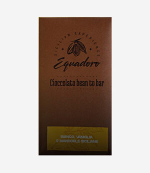 Cioccolato bianco con vaniglia e mandorle siciliane Equadoro