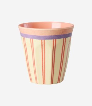 Bicchiere melamina Stripey Love Rice Gloria Condorelli