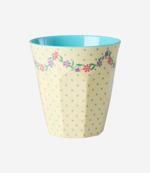 Bicchiere melamina Dots and Flowers Rice Gloria Condorelli
