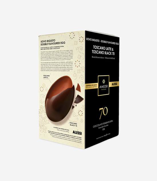 Uovo bigusto con sorpresa Alessi Amedei